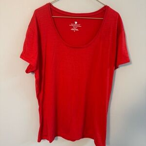 SEG'MENTS Women's Merino Wool T-Shirt Classic Red Size XXL